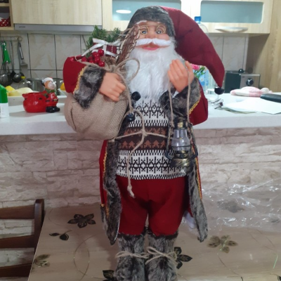 Charming Nordic Santa Claus Ornaments – Festive Winter Wonderland Decor