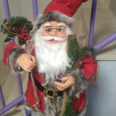 Charming Nordic Santa Claus Ornaments – Festive Winter Wonderland Decor