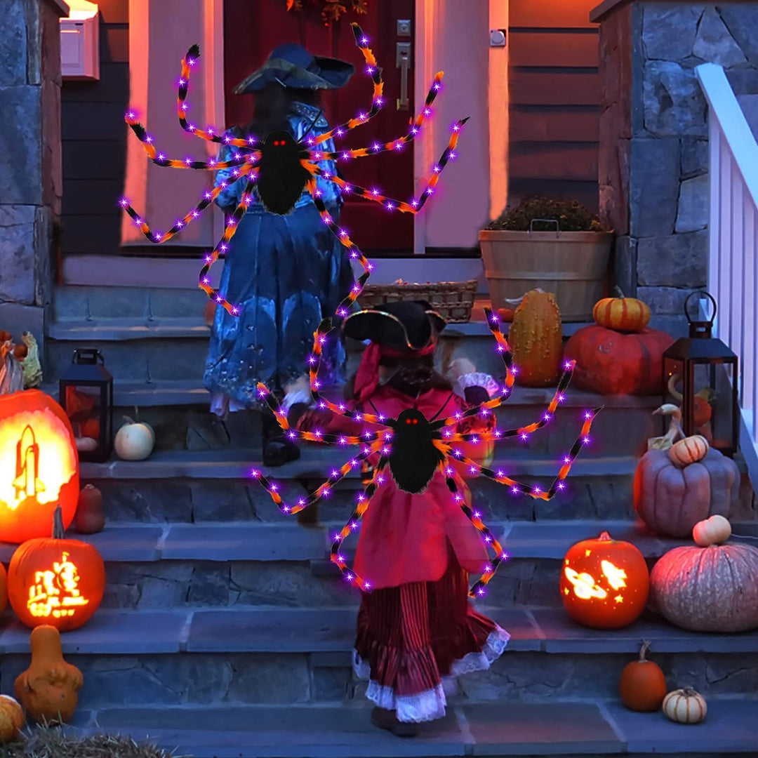Creepy-Cool Spider Backpack with Glowing LED Legs