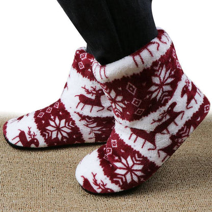 Cozy Elk Plush Slippers – Snuggle Up in Comfort! - All Inclusive Family Treasures