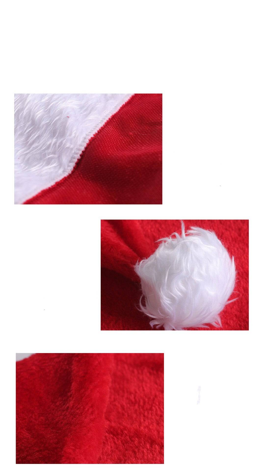 LED Christmas Santa Hat – Festive Luminous Plush Hat for Kids & Adults - All Inclusive Family Treasures