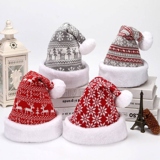 Knitted Snowflake & Reindeer Christmas Hats – Stay Cozy in Festive Style! - All Inclusive Family Treasures