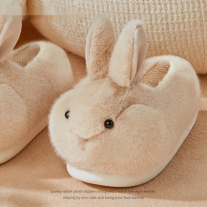 Hop Into Ultimate Comfort with These Adorable Rabbit Plush Slippers! - All Inclusive Family Treasures