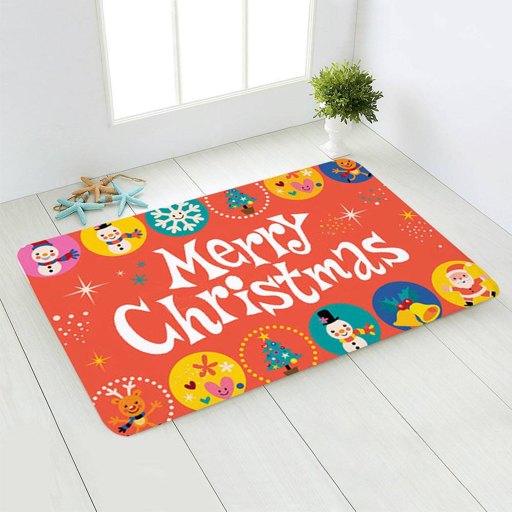 Festive Santa & Snowman Floor Mats – Cozy Christmas Decor for Your Home - All Inclusive Family Treasures