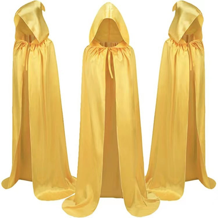Wickedly Wonderful: Halloween Wizard Cloak with Hood