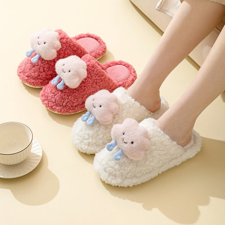 Cloudy Comfort Cartoon Plush Slippers