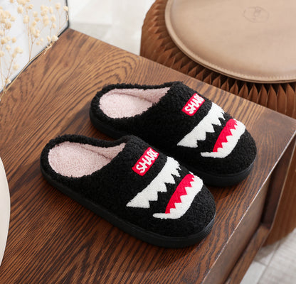 Cotton Slippers Women's Home Winter Animal Embroidery Warm - All Inclusive Family Treasures