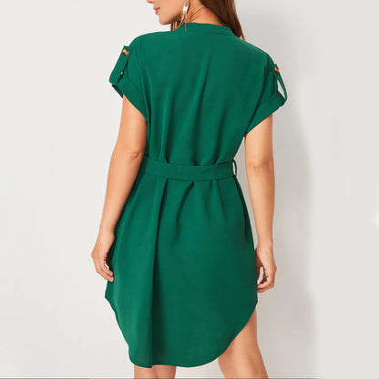 Chic & Effortless: The Bowknot Belted Dress - All Inclusive Family Treasures