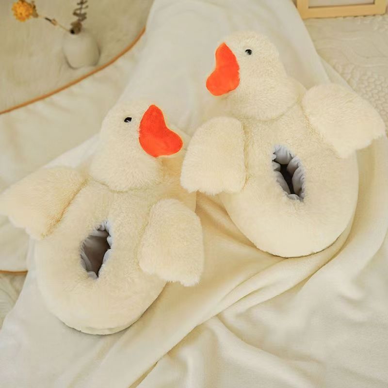 Cozy Up with Adorable Duck Fluffy Slippers! - All Inclusive Family Treasures