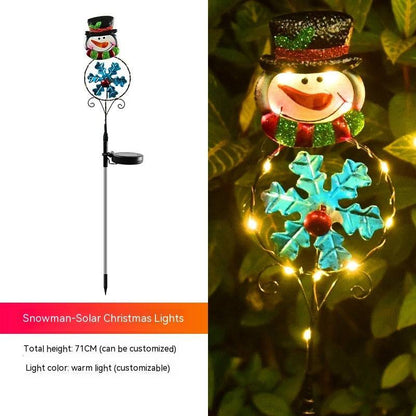 Solar Christmas Garden Lights – Festive LED Snowman, Santa, Reindeer & Penguin Yard Stakes! - All Inclusive Family Treasures