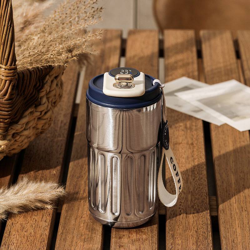 Smart Digital Thermal Bottle – 450ml Stainless Steel Insulated Flask for Hot & Cold Drinks - All Inclusive Family Treasures