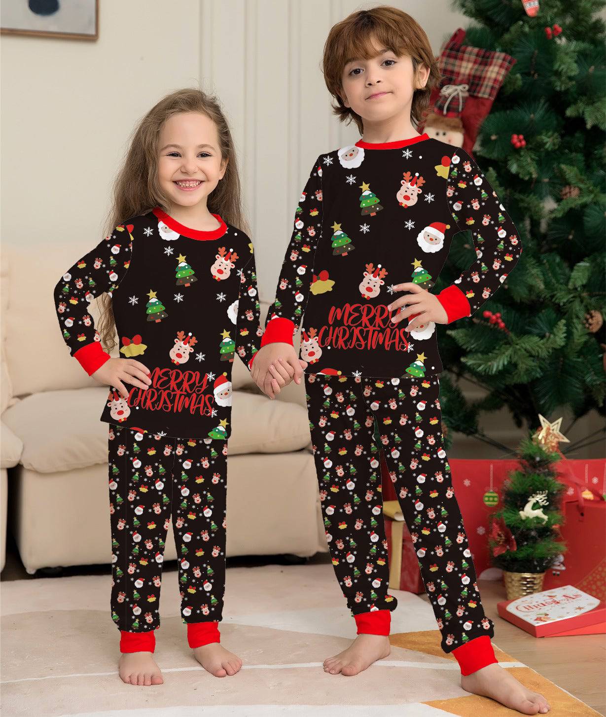 Cozy Family Christmas Matching Pajama Set – Perfect for Festive Nights and Holiday Photos - All Inclusive Family Treasures