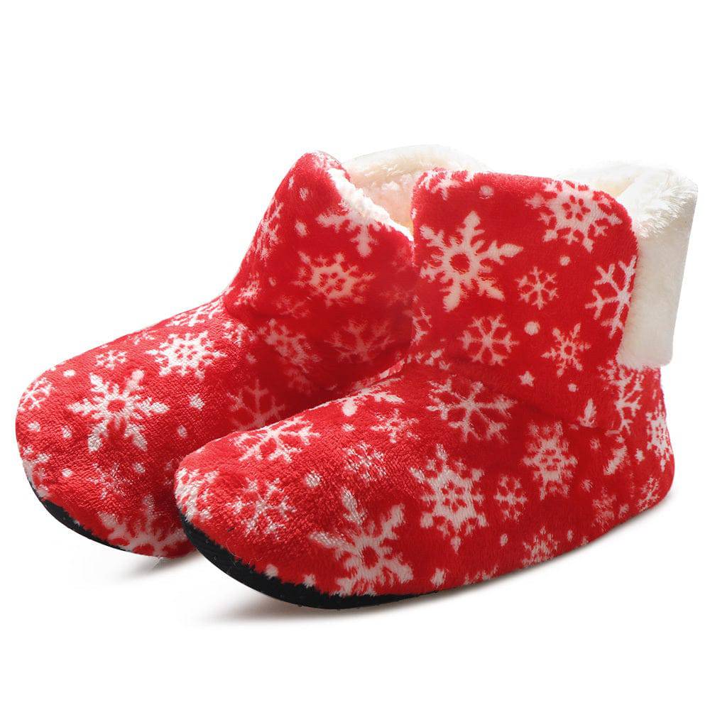 Cozy Elk Plush Slippers – Snuggle Up in Comfort! - All Inclusive Family Treasures