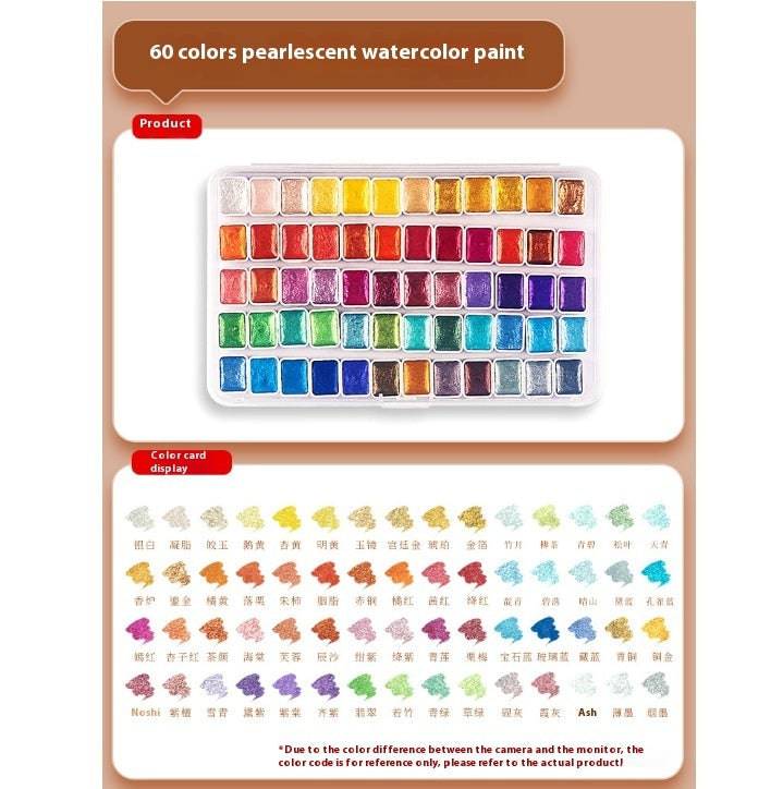 Pearlescent Solid Watercolors: Add Sparkle to Your Artistic Creations! - All Inclusive Family Treasures