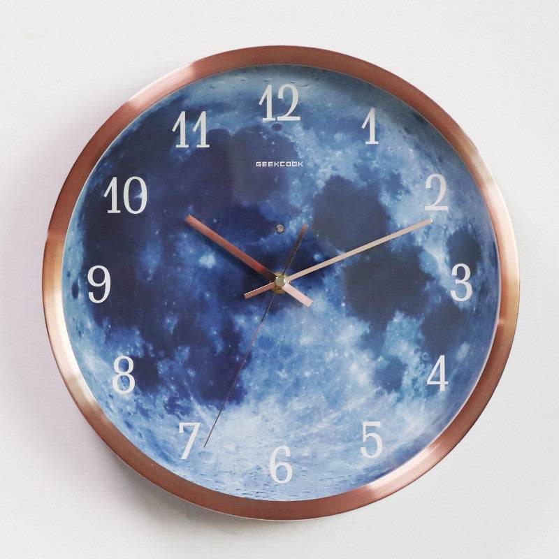 Blue Moon Glow Wall Clock - All Inclusive Family Treasures