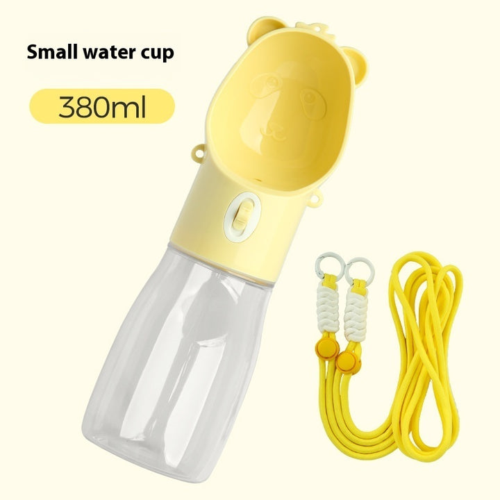 2-in-1 Portable Pet Water & Food Bottle – Travel Essential