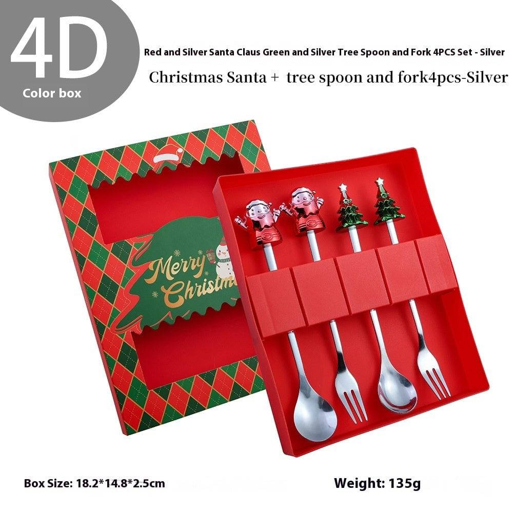 Christmas Spoon Kit - Whimsical Holiday Dining Essentials - All Inclusive Family Treasures