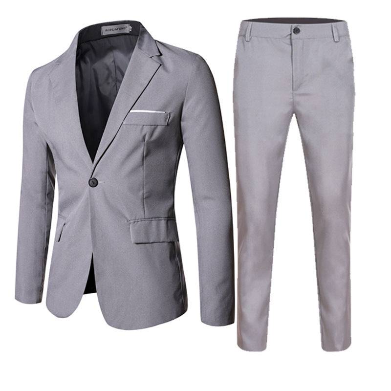 Men's Business Slim Small Suit - All Inclusive Family Treasures