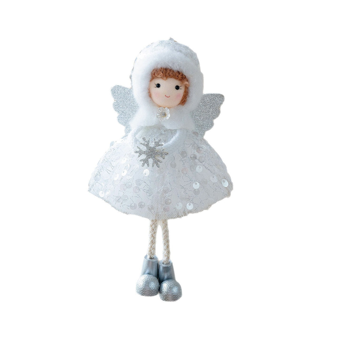 Heavenly Glow: Christmas Angel Girl Ornaments
