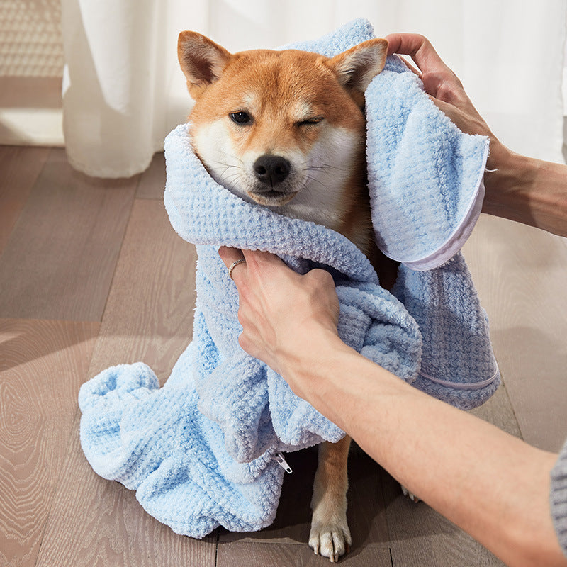 Ultra-Absorbent Pet Drying Towel – Quick, Cozy, and Adorable - All Inclusive Family Treasures