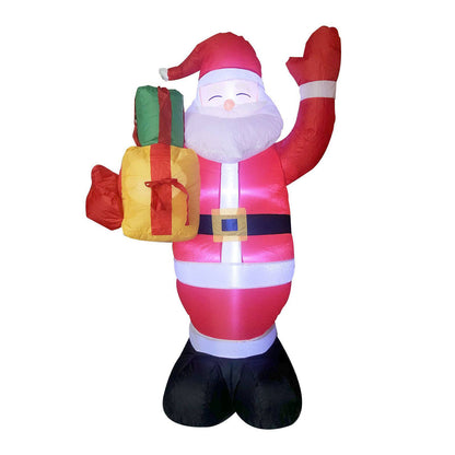 Festive LED Inflatable Christmas Decorations – Santa, Snowman, and Tree for a Magical Outdoor Display - All Inclusive Family Treasures