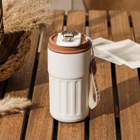 Smart Digital Thermal Bottle – 450ml Stainless Steel Insulated Flask for Hot & Cold Drinks - All Inclusive Family Treasures