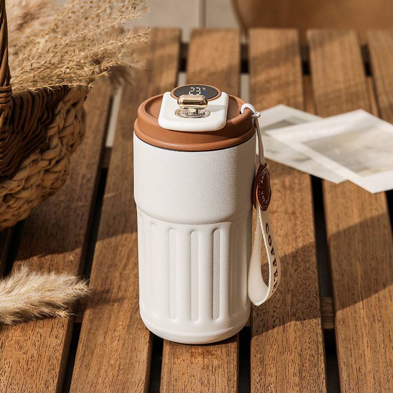 Smart Digital Thermal Bottle – 450ml Stainless Steel Insulated Flask for Hot & Cold Drinks - All Inclusive Family Treasures