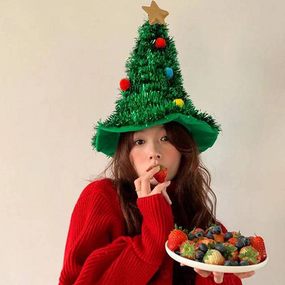 Festive Christmas Tree Hat – Perfect for Holiday Parties & Fun Photos! - All Inclusive Family Treasures