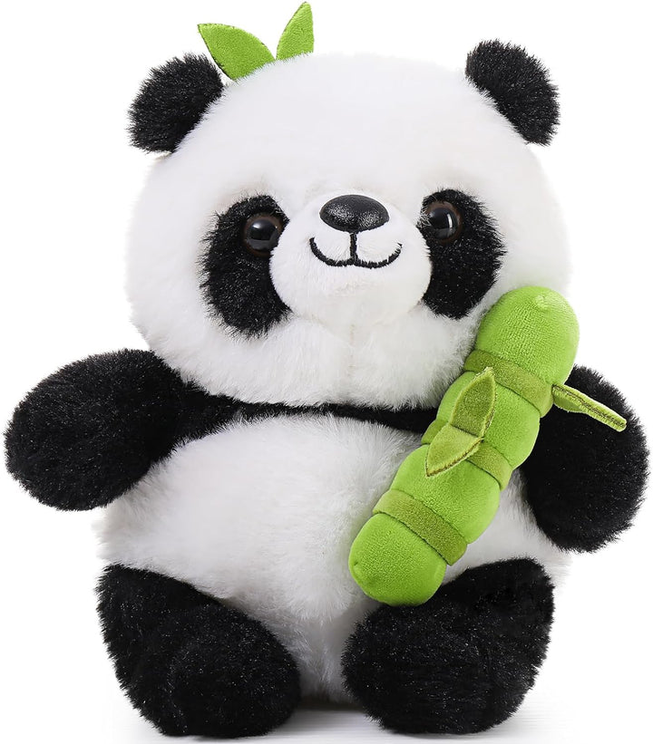 Adorable Panda Plush with Bamboo Hideout – Cuddly Toy & Collectible Gift