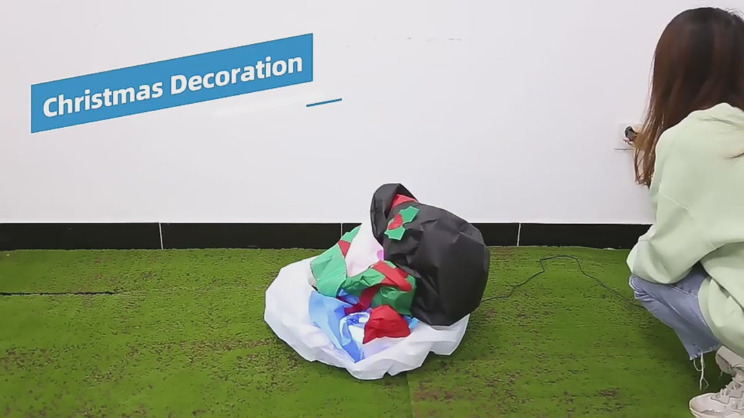 Festive LED Inflatable Christmas Decorations – Santa, Snowman, and Tree for a Magical Outdoor Display