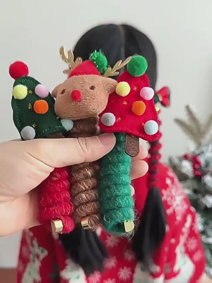 Adorable Christmas Hair Accessories for Kids – Festive & Fun!