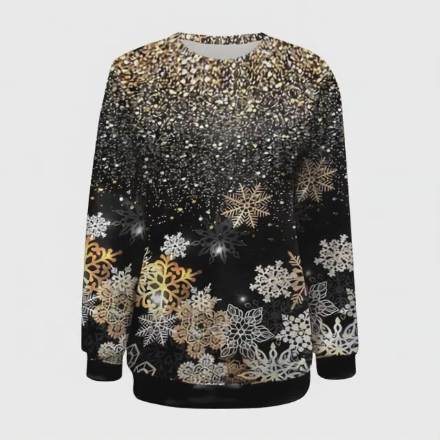 Cozy Snowflake Sweater - Celebrate in Style and Warmth!