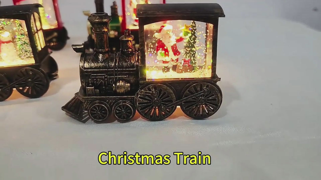Festive Christmas Train Night Lamp - Add Magic to Your Holidays!