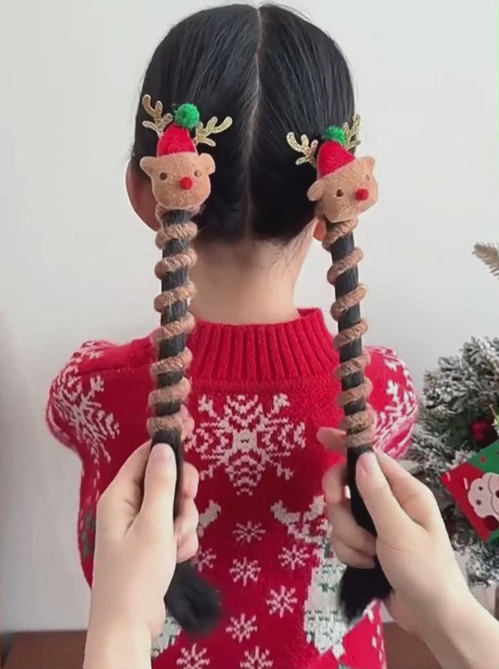 Adorable Christmas Hair Accessories for Kids – Festive & Fun!