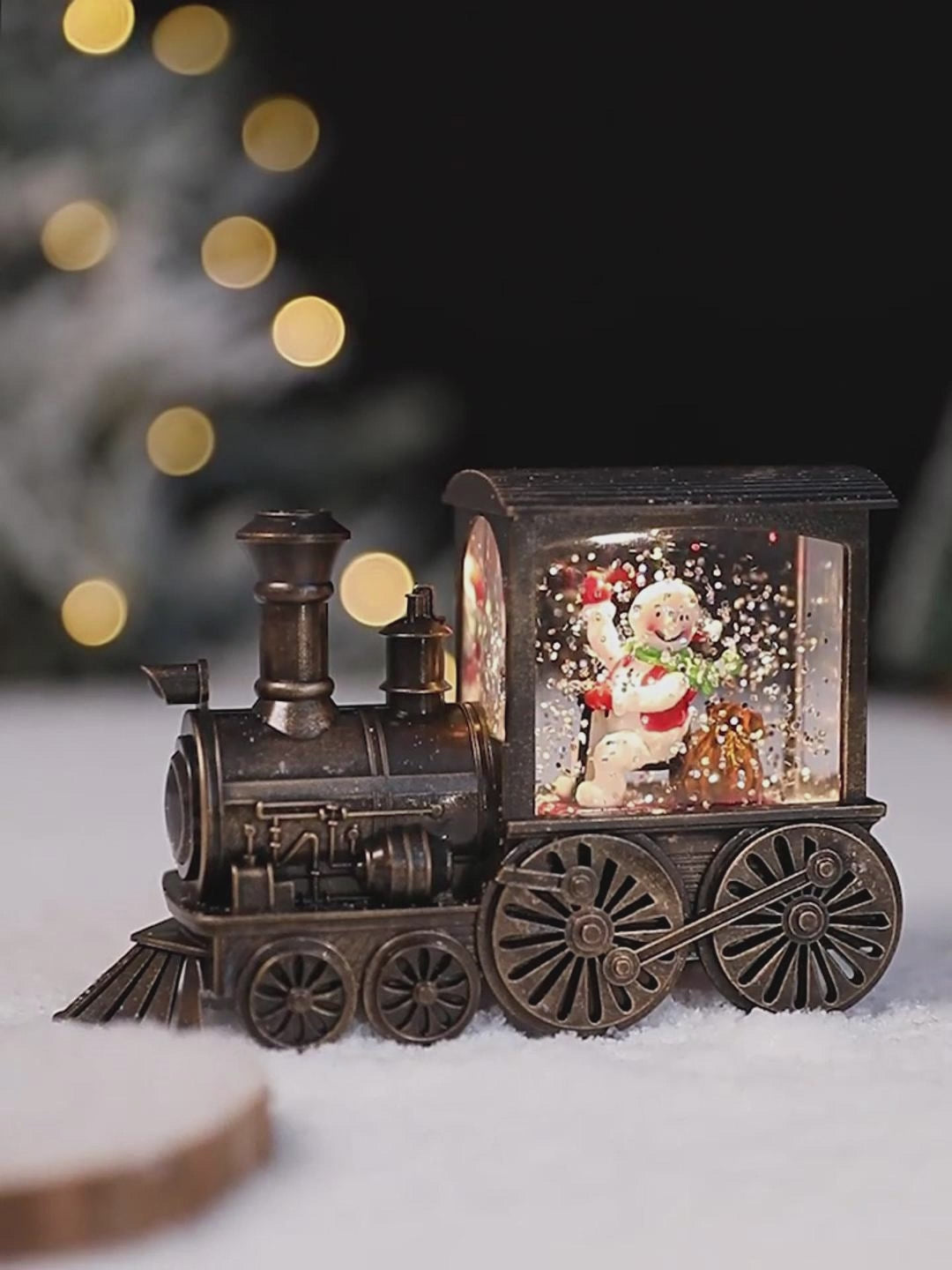 Festive Christmas Train Night Lamp - Add Magic to Your Holidays!