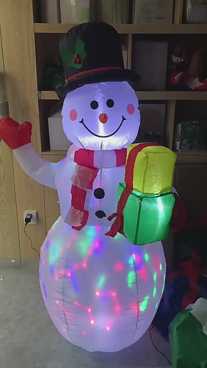Festive LED Inflatable Christmas Decorations – Santa, Snowman, and Tree for a Magical Outdoor Display