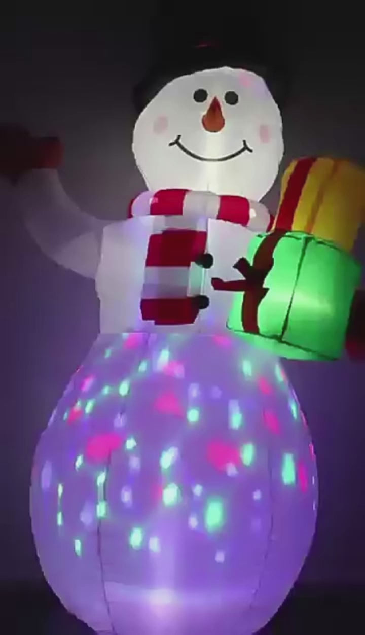 Festive LED Inflatable Christmas Decorations – Santa, Snowman, and Tree for a Magical Outdoor Display