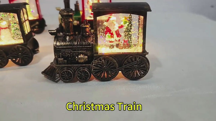 Festive Christmas Train Night Lamp - Add Magic to Your Holidays!