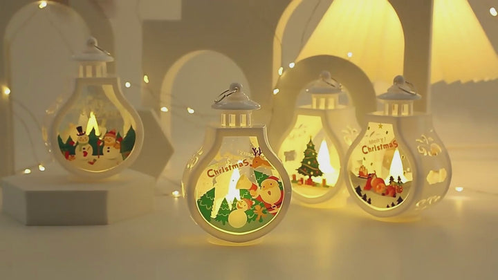 LED Christmas Candle Lamp – Festive Holiday Lantern Ornaments for Cozy Decor